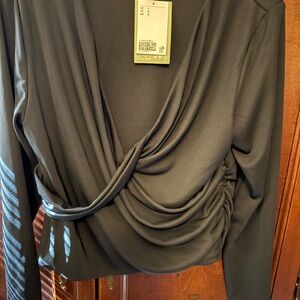 H&M Black Long Sleeve Top